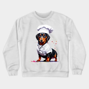 Chef Wiener: The Gourmet Dachshund Crewneck Sweatshirt